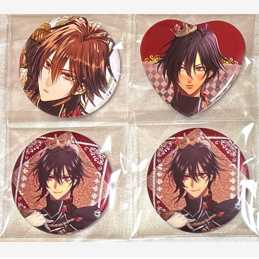 オトメイト　アムネシア　AMNESIA シン　ハート缶バッジ　ラメ缶バッジ