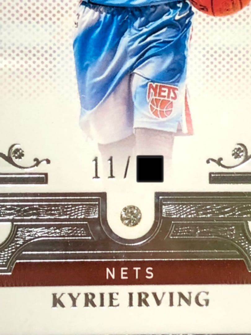 panini カイリー・アービング ダイヤモンド入り　ジャージナンバー