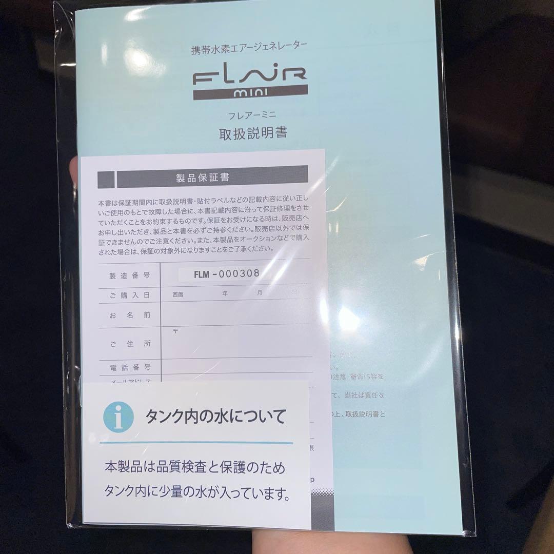 FLAIR mini 水素ケア フェイススチーマー