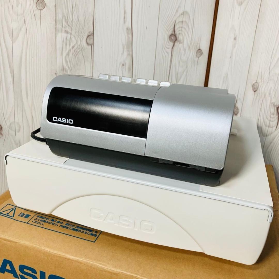 【極美品】CASIO 電子レジスター TE-400-SLR カシオ 店舗用品