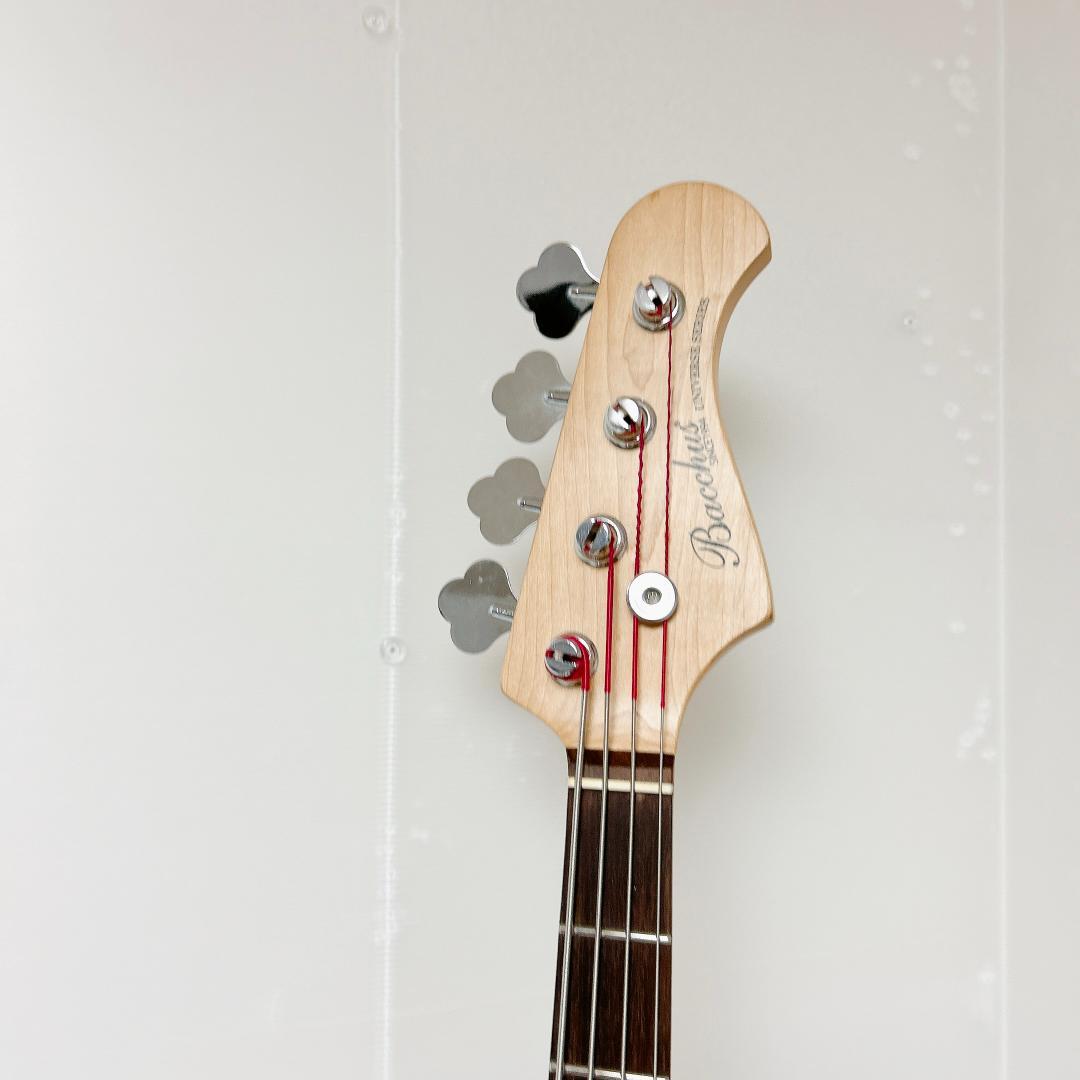 美品 Bacchus バッカス JAZZ BASS ジャズベース 水色 ブルー