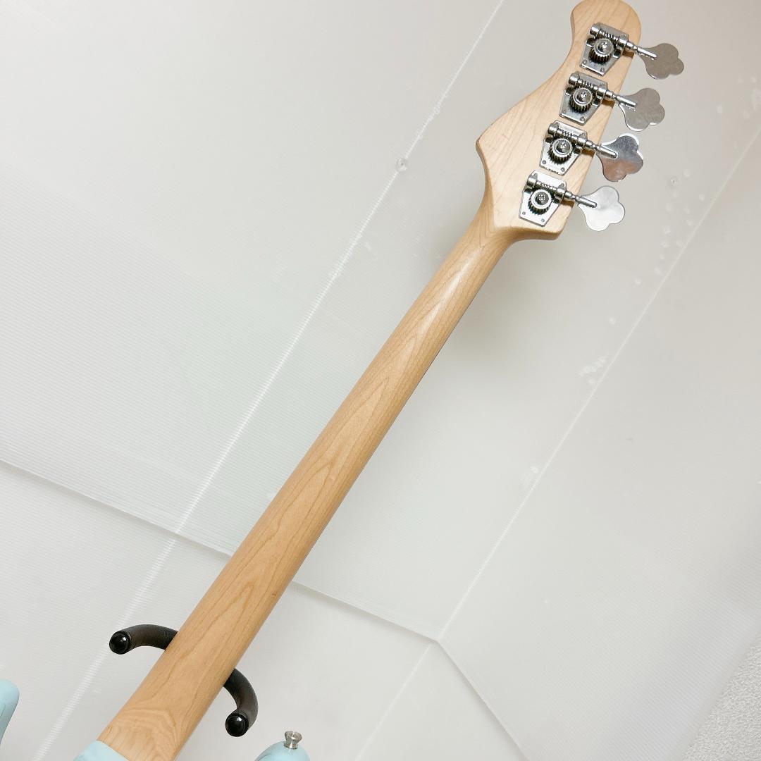 美品 Bacchus バッカス JAZZ BASS ジャズベース 水色 ブルー