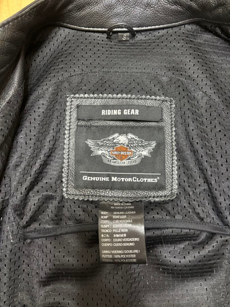 ハーレーダビッドソンの革ジャン　本国レア物