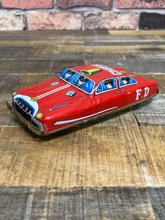 ブリキミニカー POLICE CHIEF 2台まとめて 昭和レトロ