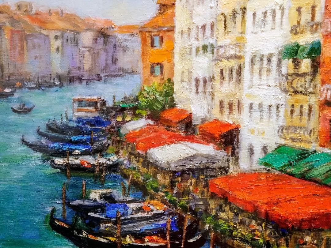 油絵「ベネチア礼賛」p10号　原画