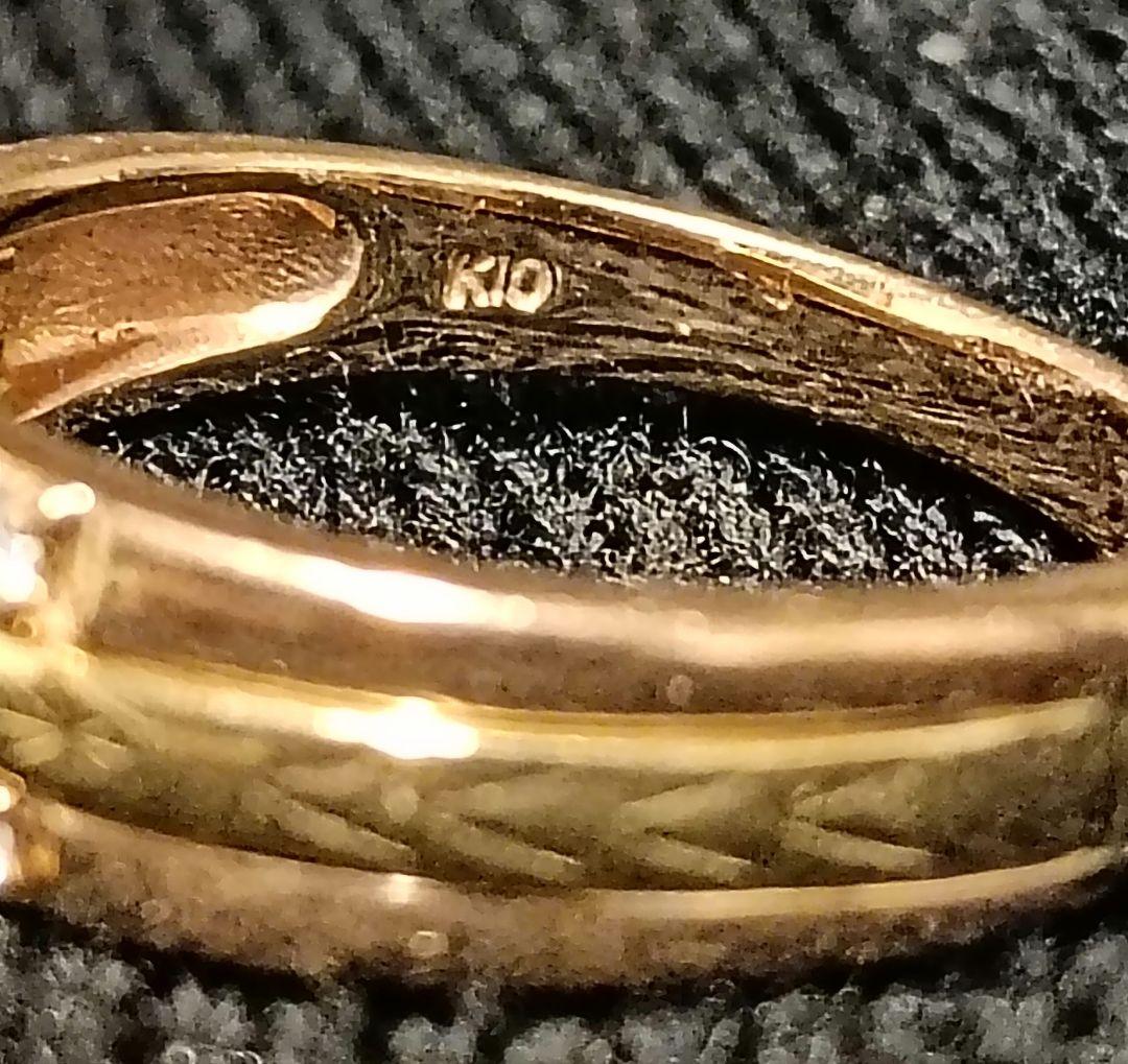 ツツミ K10ピンクゴールドダイヤモンドリング TSUTSUMI