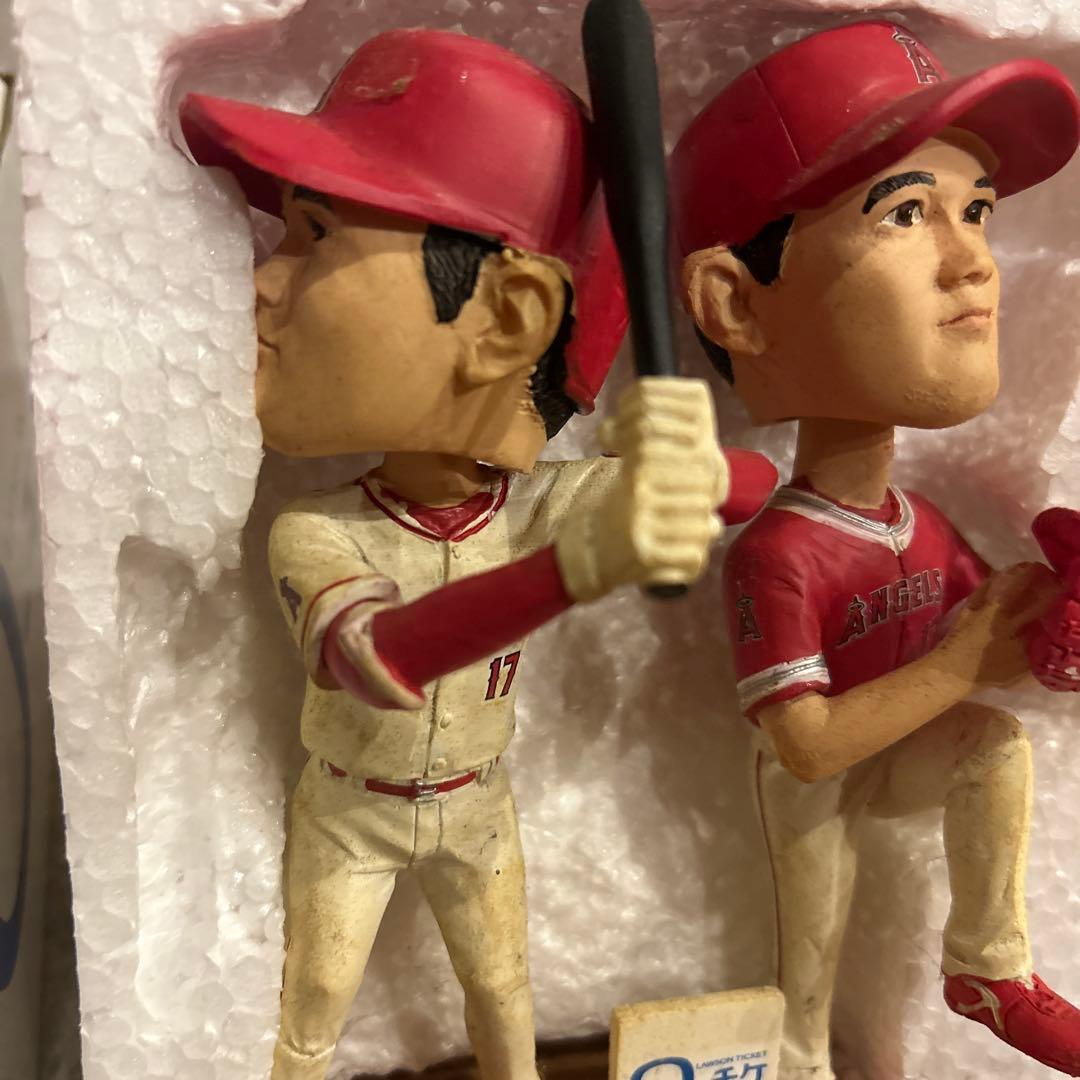 大谷翔平 エンゼル　バブルヘッド　二刀流　 新品　チケット付