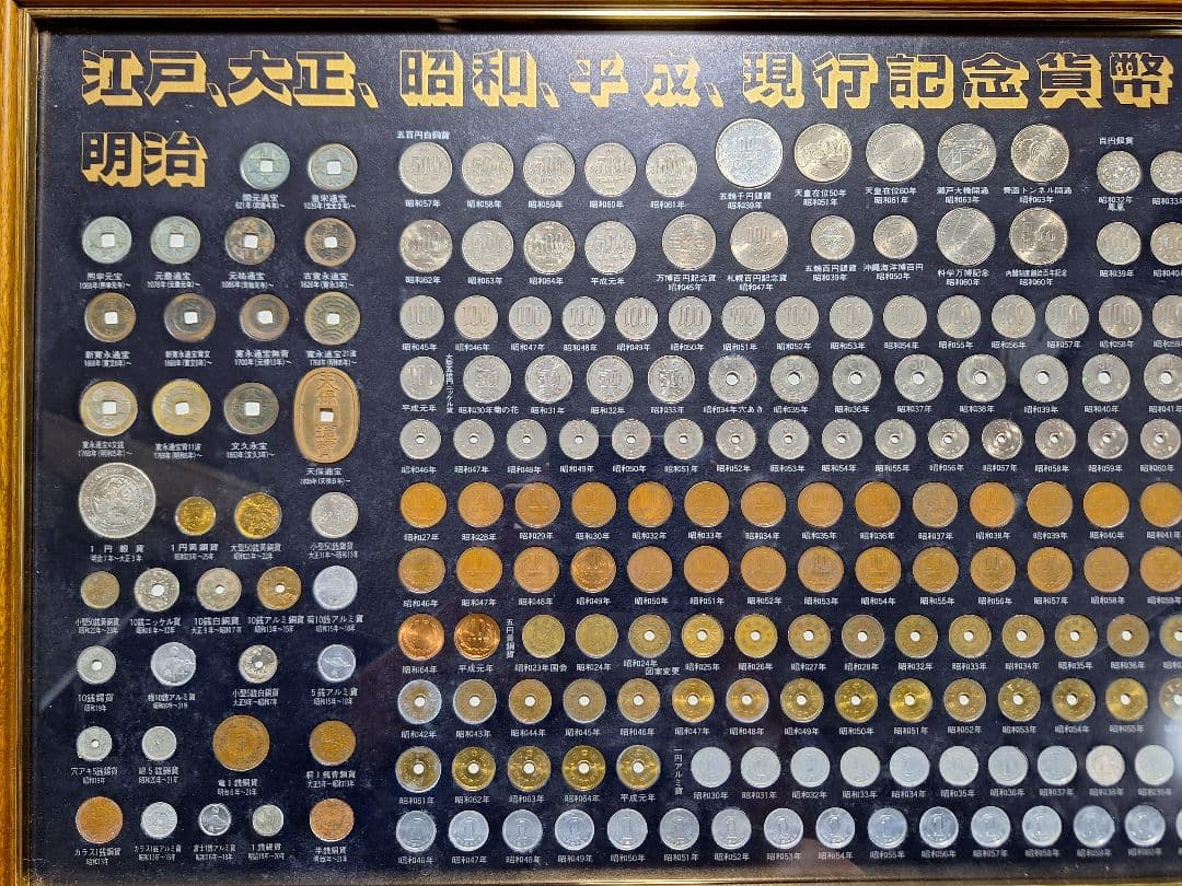 江戸 明治 大正 昭和 平成 記念貨幣一覧 (237枚) 古銭額一円銀貨寛永通宝