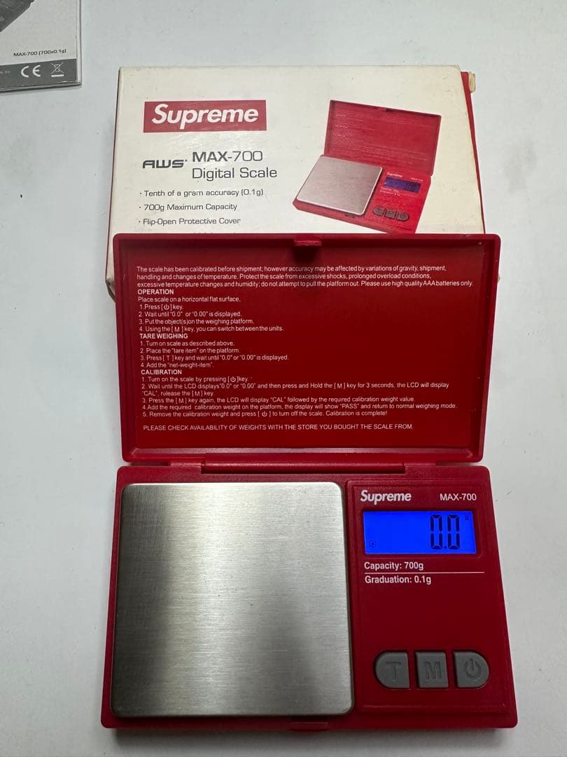 Supreme シュプリーム　MAX-700 デジタルスケール　はかり