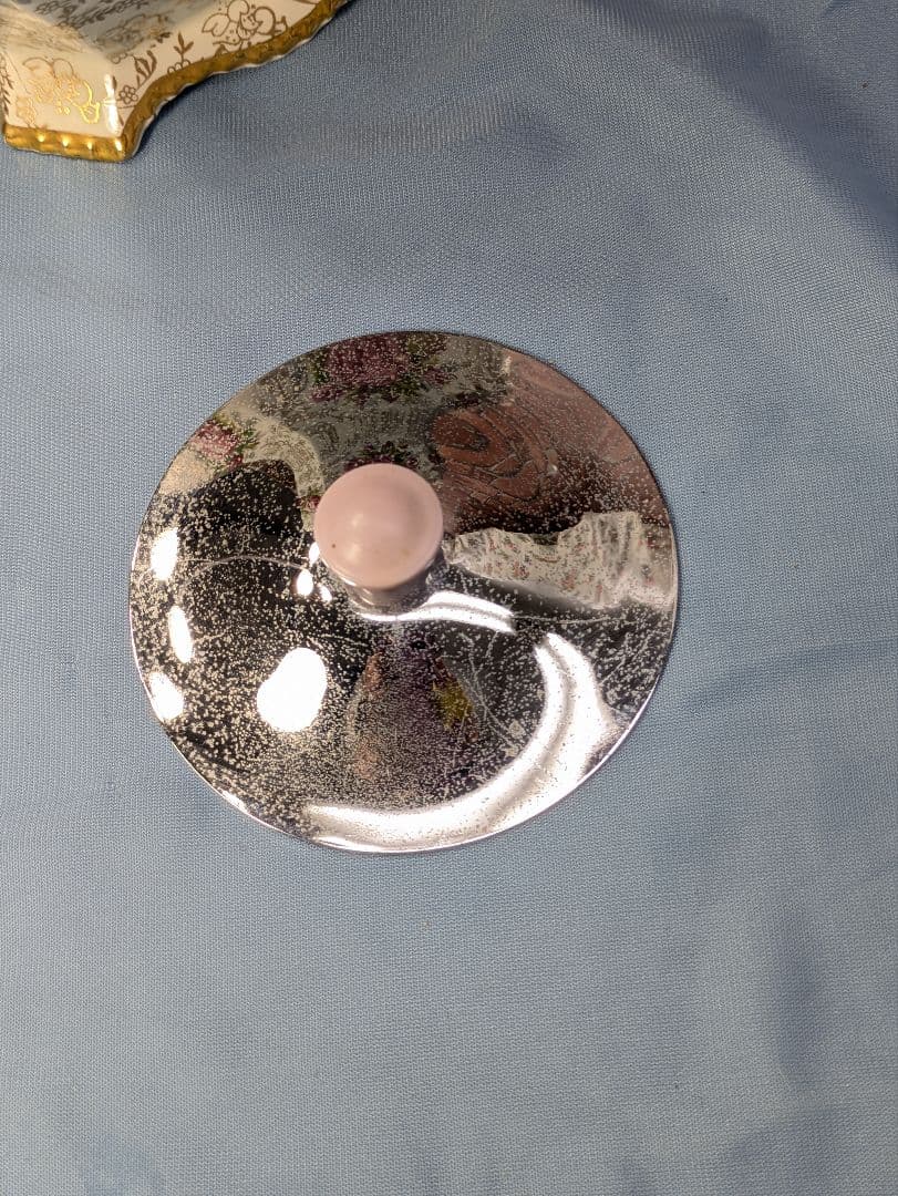 イギリス アンティーク 陶器製 ビスケットバレル バラ JAMES KENT