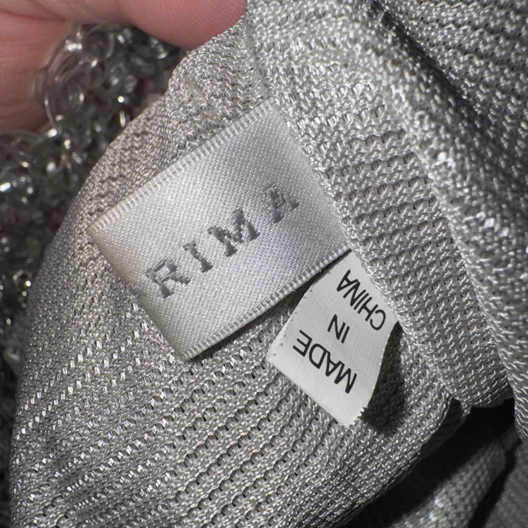 アンテプリマ ワイヤーグリッター シルバー バッグ　3way