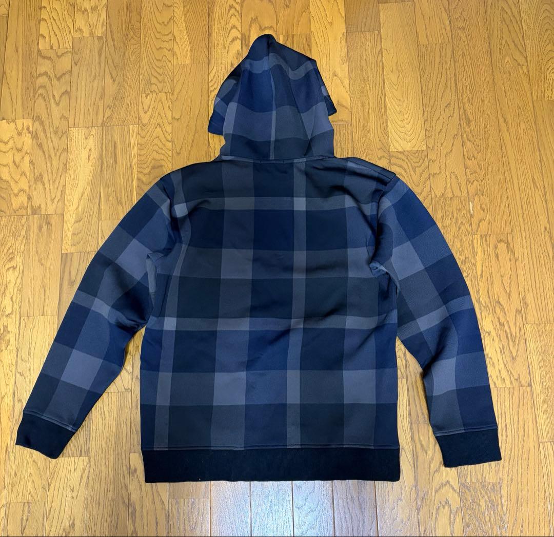 BLACK LABEL CRESTBRIDGE ネイビー系チェック パーカー M