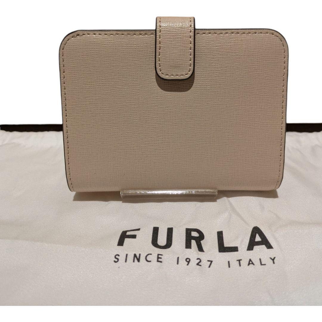 【新品未使用 ★箱付】フルラ バビロンs 二つ折り財布 ベーシュ バレリーナ