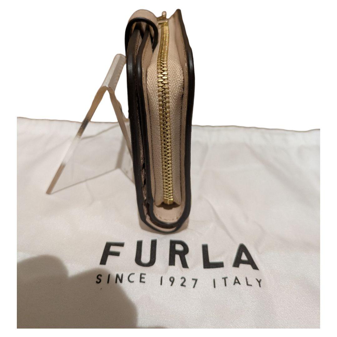 【新品未使用 ★箱付】フルラ バビロンs 二つ折り財布 ベーシュ バレリーナ