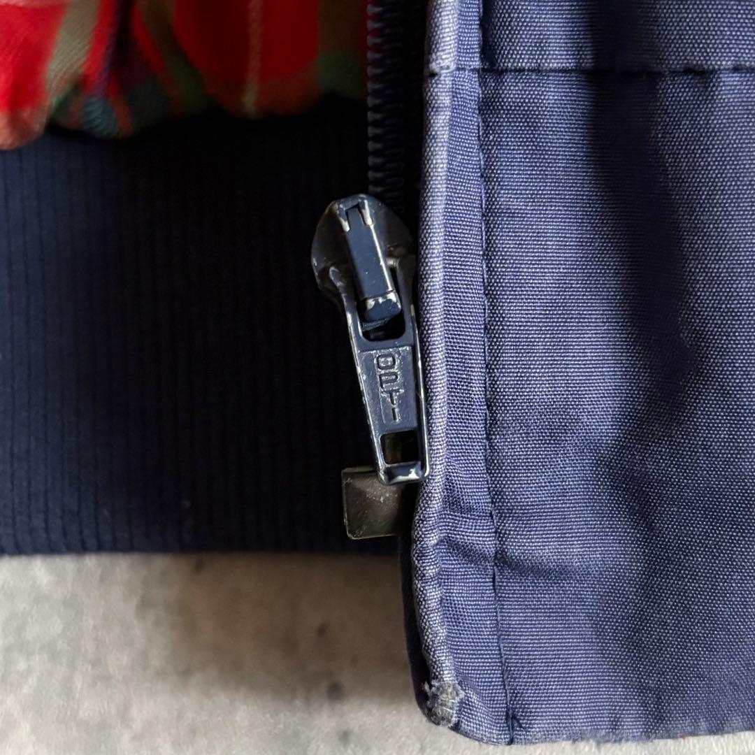 【80s BARACUTA】G9 ハリントンジャケット　UK製　茄子紺　短丈