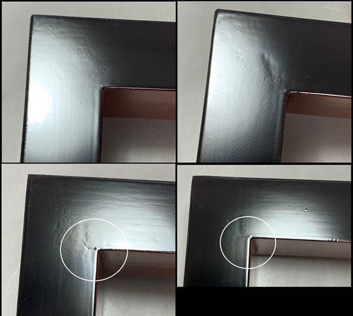 茶道具　根来　炉縁　村瀬治兵衛