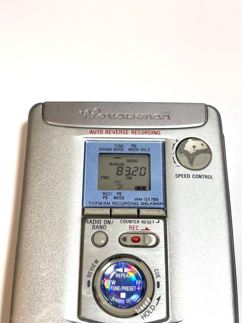SONY ラジオ録音機能付き カセットウォークマン WM-GX788 整備品①