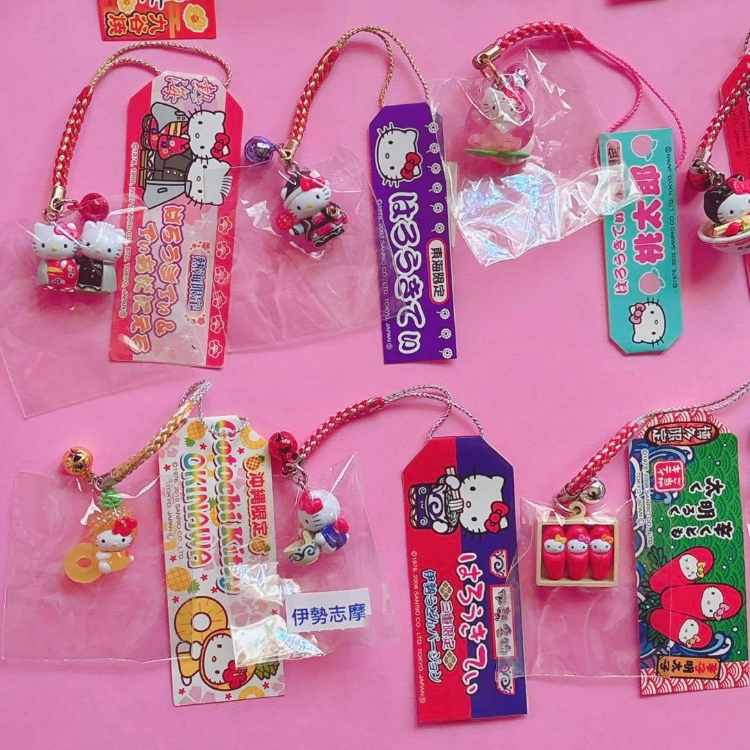 ♡ハローキティ kitty ご当地 根付け ボールペン ファスナーマスコット♡