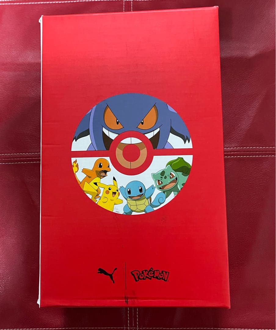 ポケモン ピカチュウ キーホルダー付きプーマ.スニーカー黄色