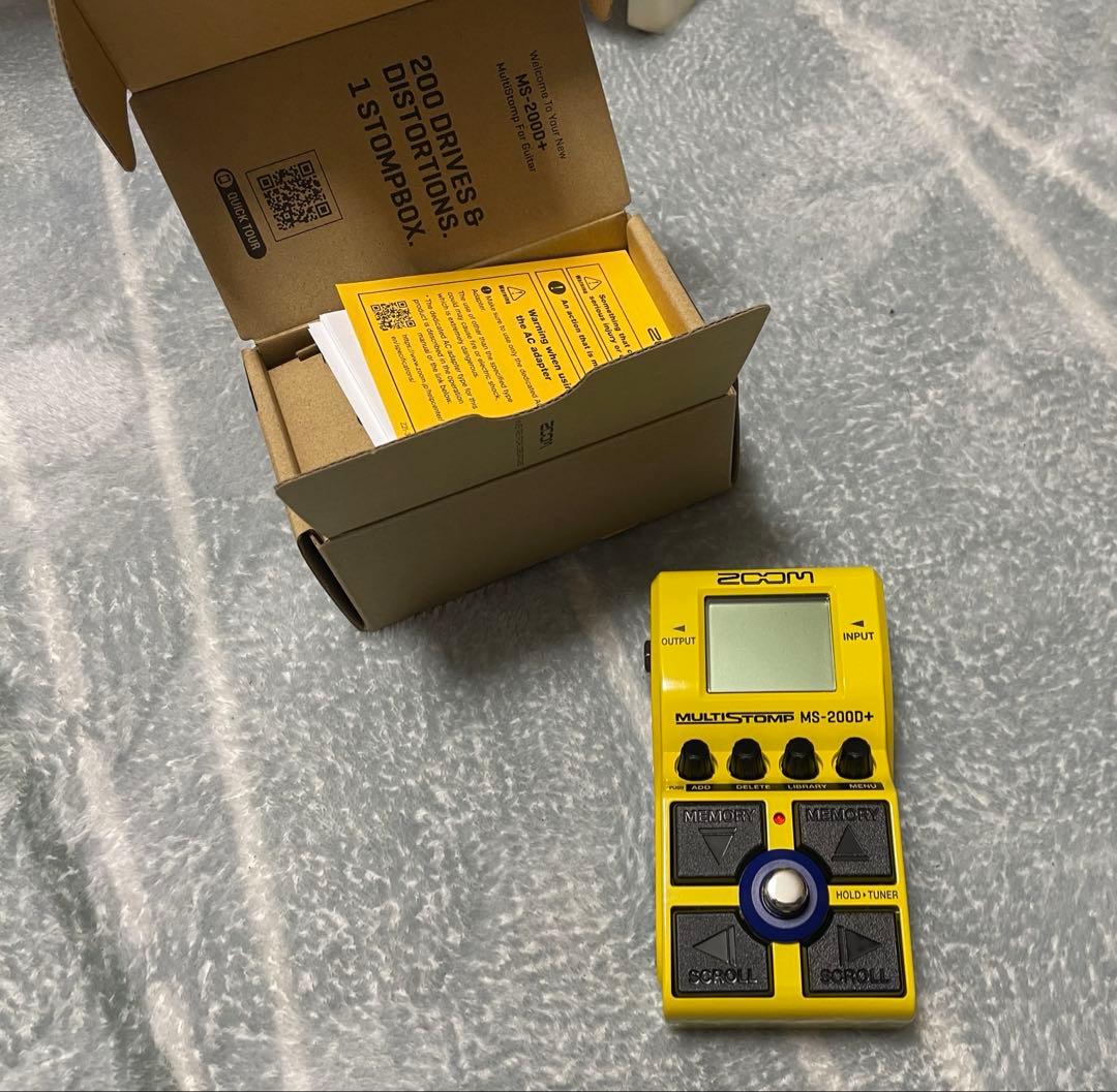 ZOOM MULTISTOMP MS-200D+ ギターエフェクター　箱付き