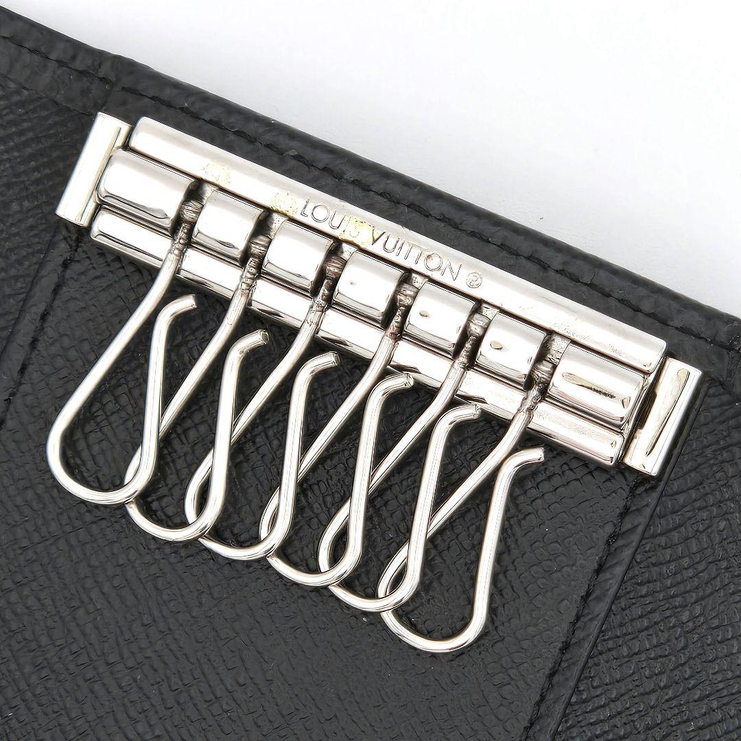 【美品】ルイヴィトン ミュルティクレ6 タイガ キーケース アルドワーズ 黒系