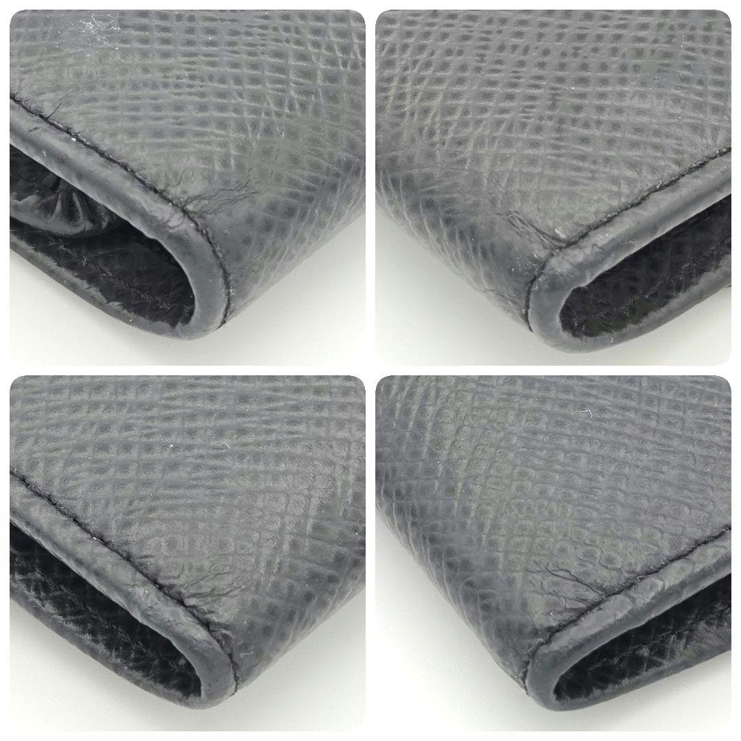 【美品】ルイヴィトン ミュルティクレ6 タイガ キーケース アルドワーズ 黒系