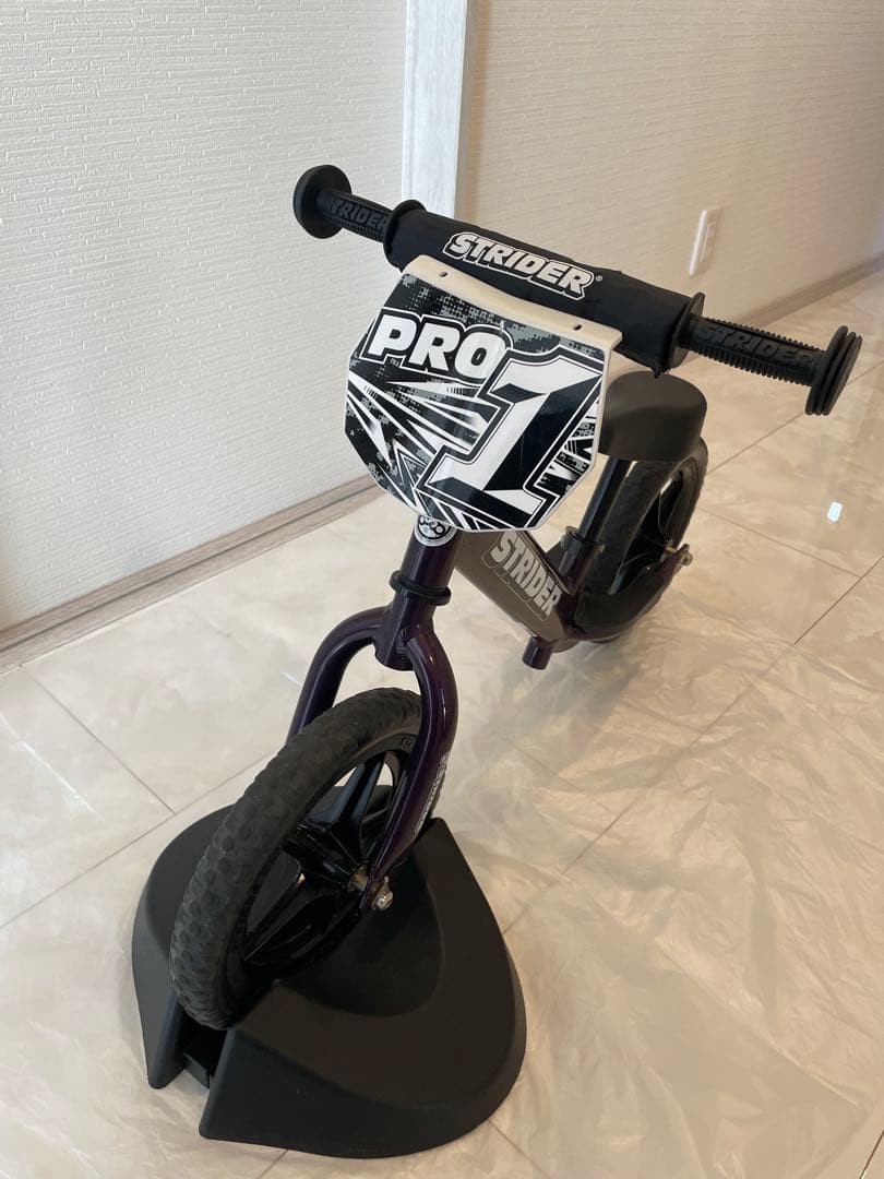STRIDER PROバランスバイク パープル12インチ