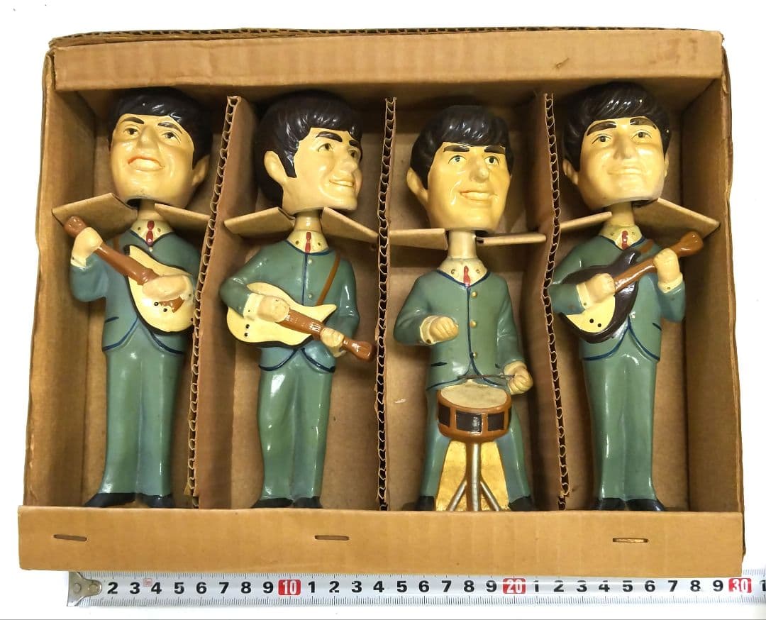 ヒ*デ様 1964`sビートルズ バブルヘッドフィギュアセット