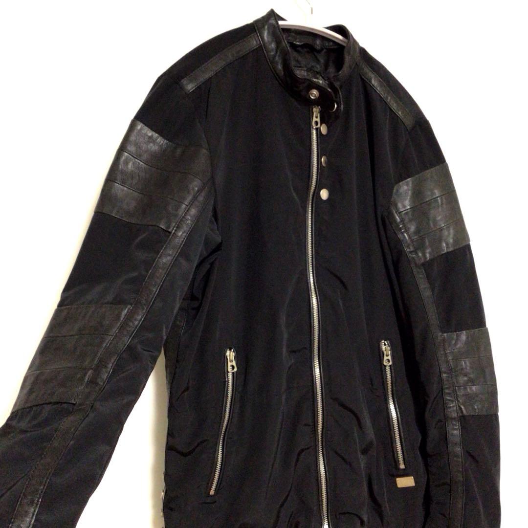 ディーゼル ナイロン ライダージャケット 黒 S 平成 Y2K 極美品
