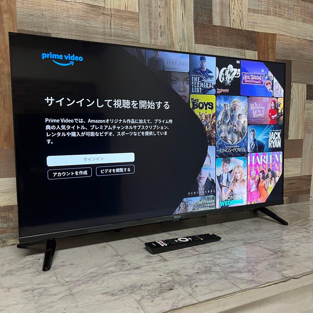 即日受渡❣️全国送料込今年購入RCA 40型Googleテレビ新品リモ付外付録画可