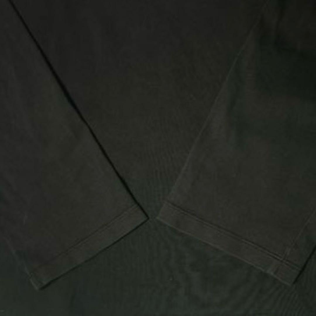 モンクレール　ブラック刺繍ロゴTシャツ　XL