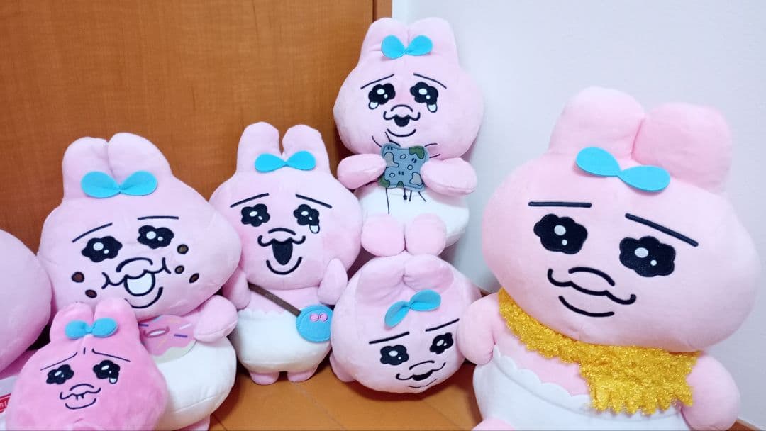おぱんちゅうさぎ♥超超BIGぬいぐるみ♥ポシェット♥ソフビフィギュア等１１点♥