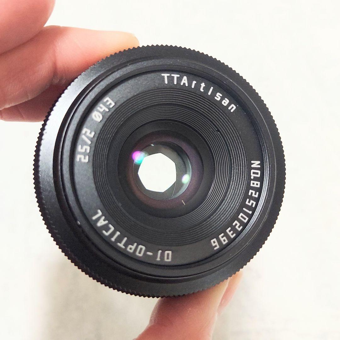 銘匠光学　TTArtisan 25mm f/2 M43レンズ 　単焦点レンズ