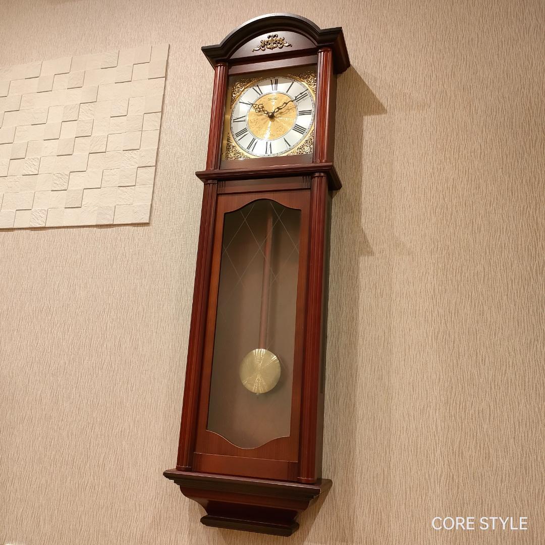 ビンテージCITIZEN　振り子時計　掛時計　柱時計　クラシック S5