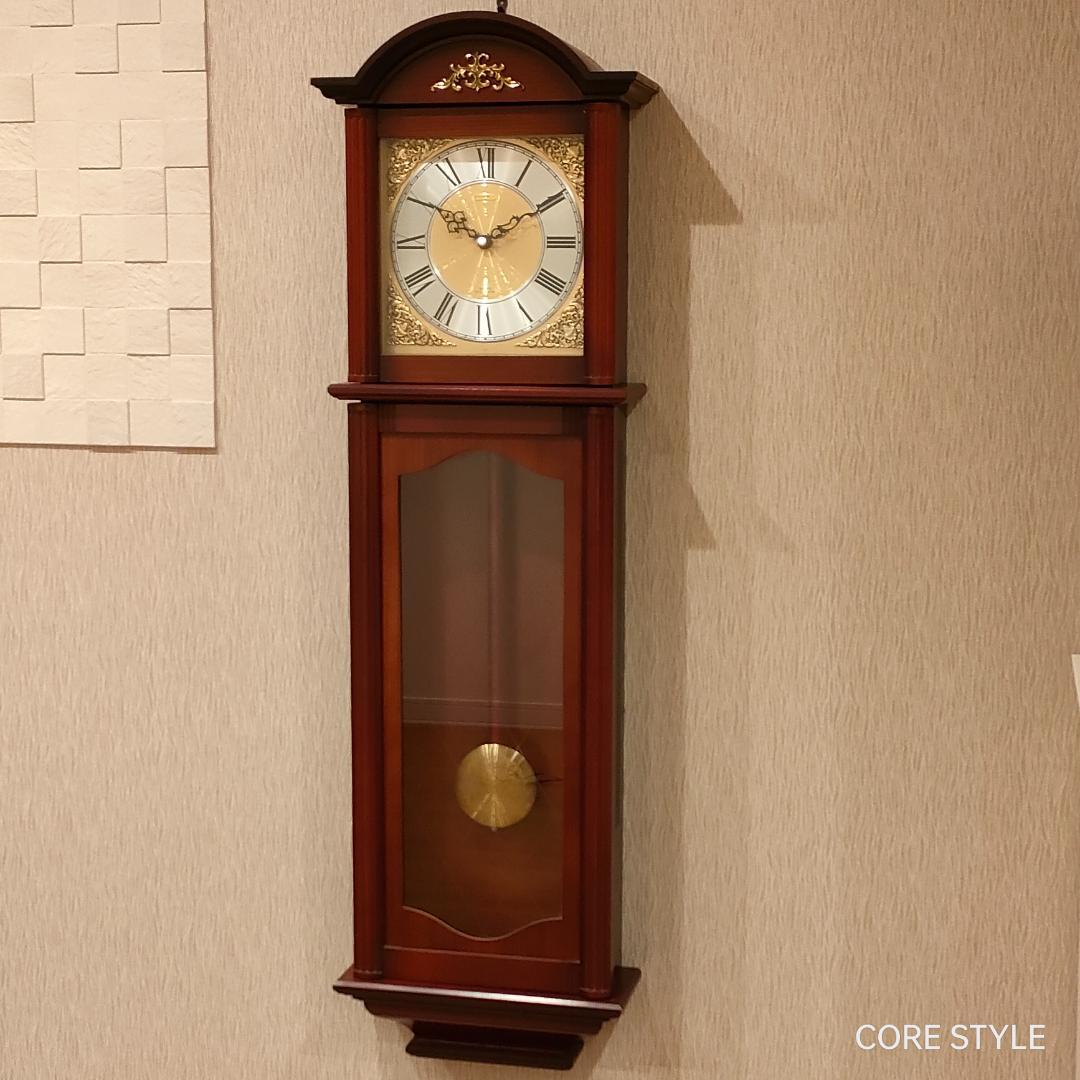 ビンテージCITIZEN　振り子時計　掛時計　柱時計　クラシック S5