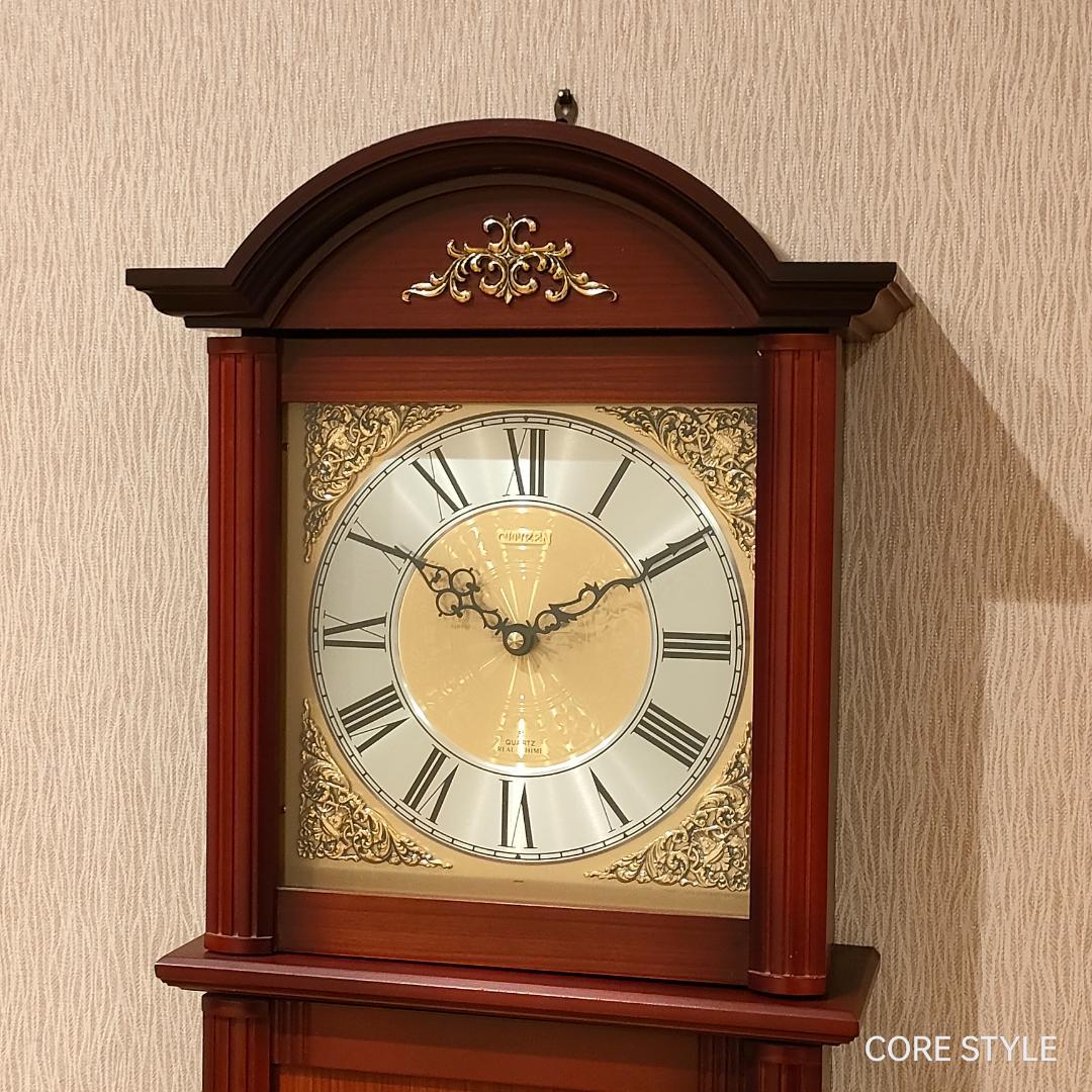 ビンテージCITIZEN　振り子時計　掛時計　柱時計　クラシック S5