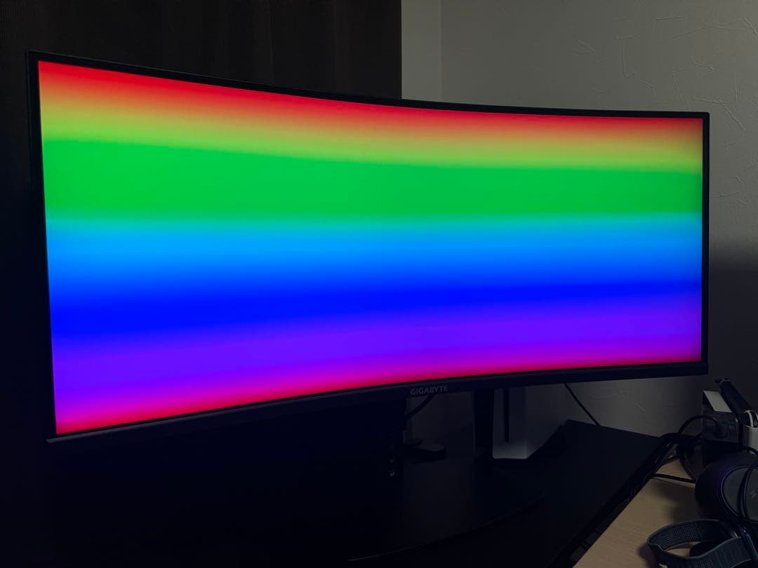 高級スタンド付き GIGABYTE G34WQC ウルトラワイド UWQHD