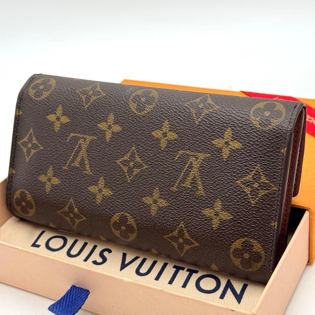 美品✨️ルイヴィトン　モノグラム　インターナショナル　三つ折り財布　wallet