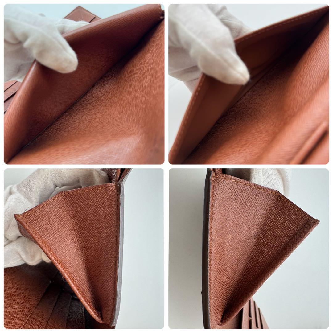 美品✨️ルイヴィトン　モノグラム　インターナショナル　三つ折り財布　wallet