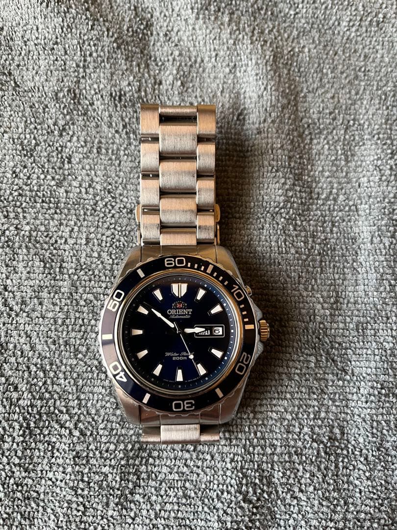 ORIENT 自動巻き 腕時計 ブルー