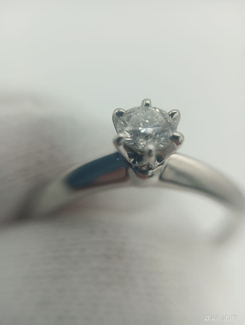 Tiffany & Co. 0.18ct プラチナリング