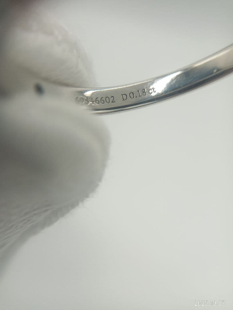 Tiffany & Co. 0.18ct プラチナリング