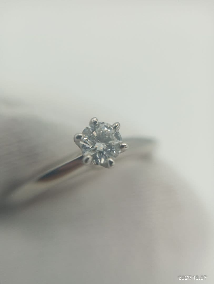 Tiffany & Co. 0.18ct プラチナリング