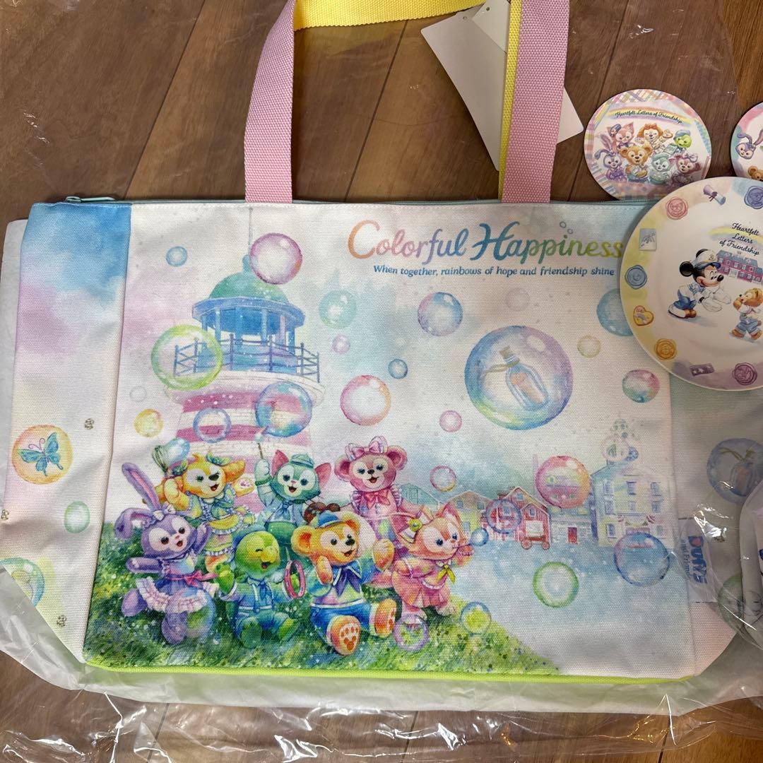 20周年 カラフルハピネス トートバッグ、スーベニアグッズなど4点セット
