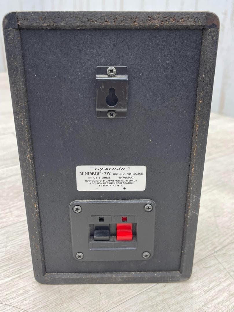 リアリスティック MINIMUS-7W スピーカー ペア 音出し確認済