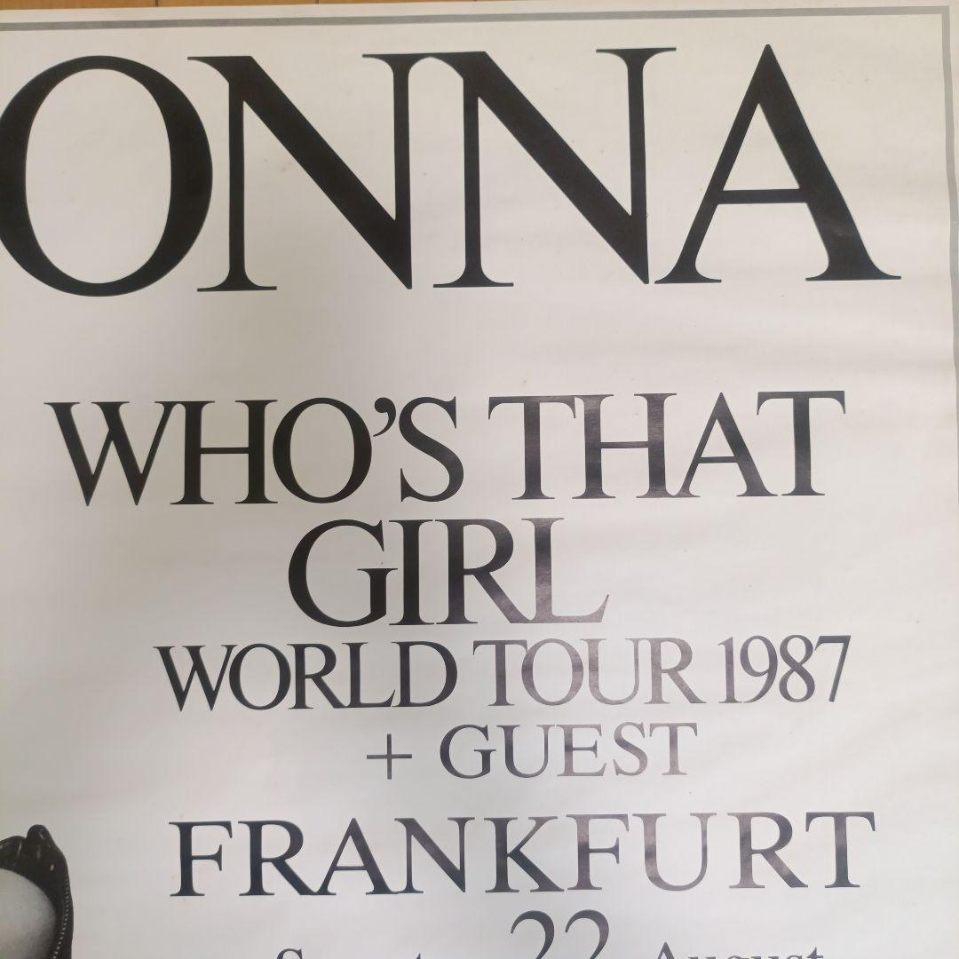 マドンナ WHO'S THAT GIRL WORLD TOUR ポスター