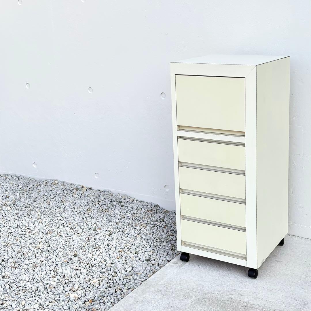 シェルフ チェスト 引出し キャスター付 ポストモダン