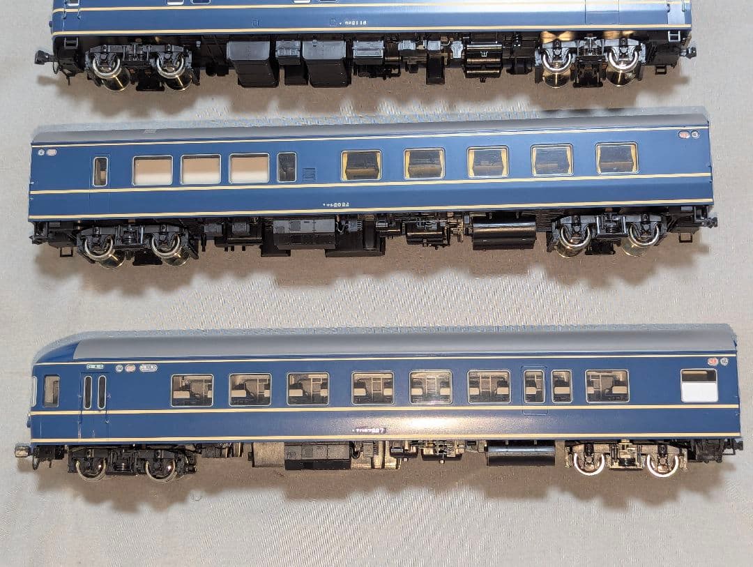 KATO　２０系特急形寝台客車 【3-504】４両基本セット　HO １６番ゲージ