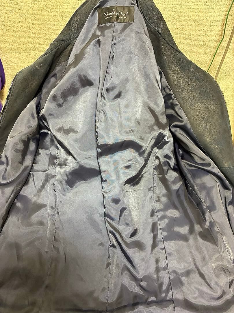 TORNADO MART ゴートスキン バックレースアップ ライダース