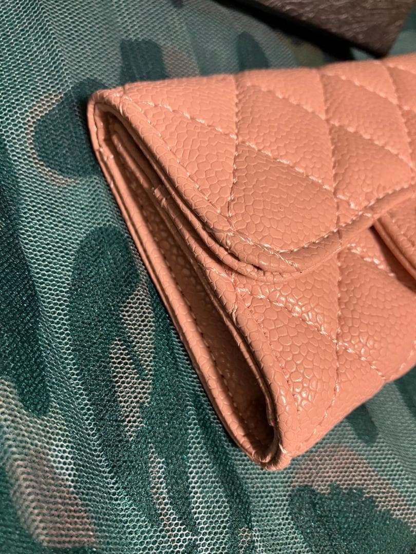 CHANEL 　ピンク 　キルティング 　ケース